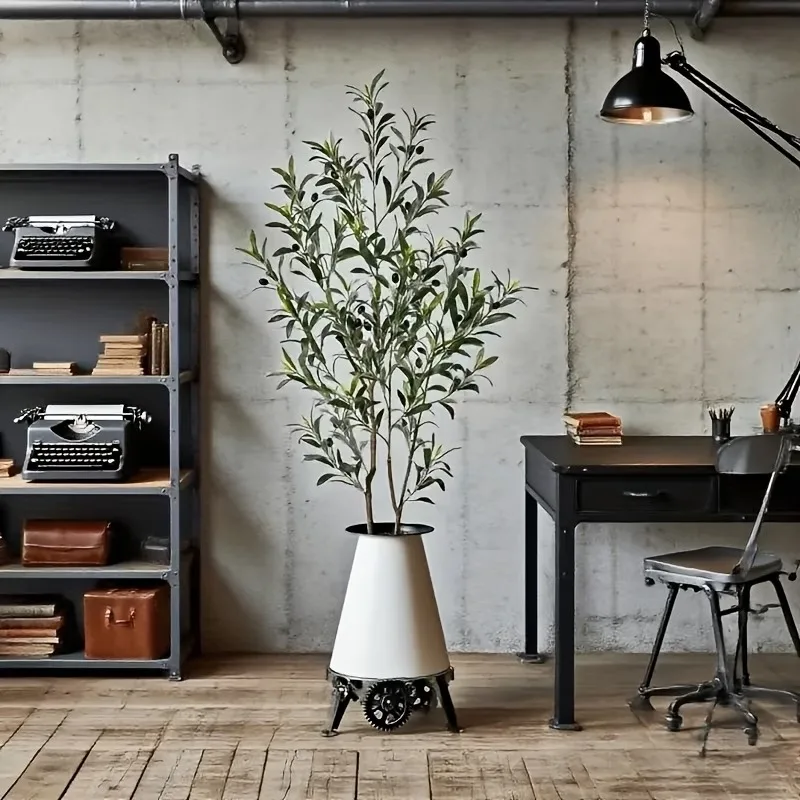 Ficus Lyrata Tree - شجرة زيتون اصطناعية بارتفاع 28-120 سم